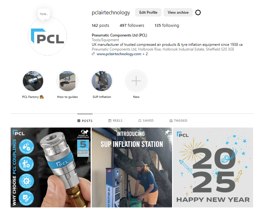 Follow PCL's Instagram